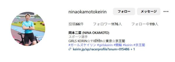 岡本二菜,おかもとにな,競輪,競輪投資,競輪予想サイト,競輪予想,競輪投資家,稼ぐ,稼げる,チャリ,詐欺,インフルエンサー,悪徳,悪質,口コミ,彼氏,噂,旦那